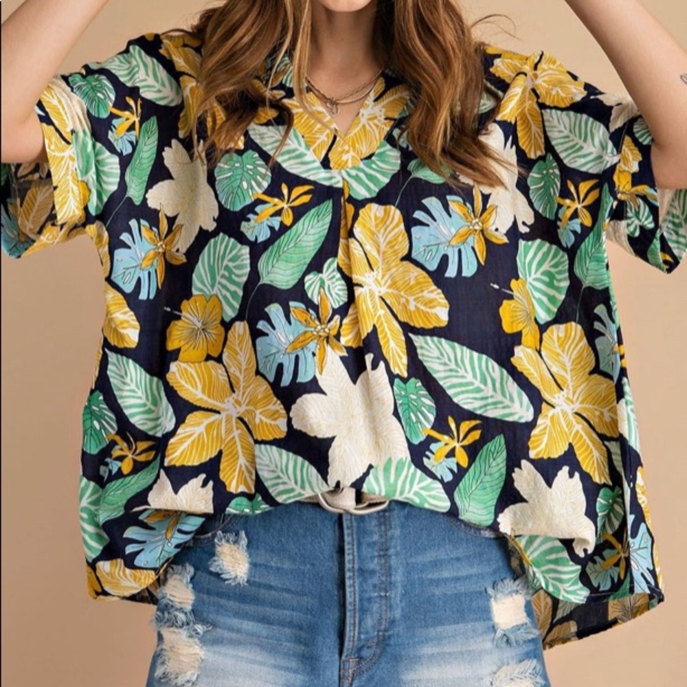 Floral tunic by Easel